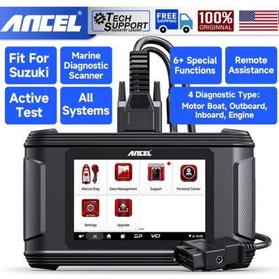 ANCEL MR500 Marine Diagnostic Tool Code Reader Scanner Active Test For Suzuki