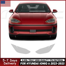 For Hyundai IONIQ 6 2023-2025 Headlights Precut Paint Protection Film Clear PPF