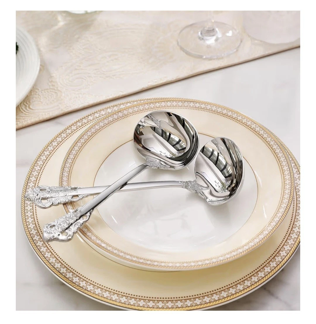 Luxury Gravy Ladle, 18/10 Stainless Steel, Gold Accent, Small Gravy Spoon 2 PACK
Opens in a new wind
