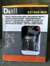 Diall Black & red Inspection light E27 60W 220-240V M465