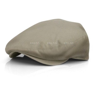 Fitted Mens Cotton Flat Cap Summer Golf Driving Ivy Hat Retro Gatsby Cabbie Cap