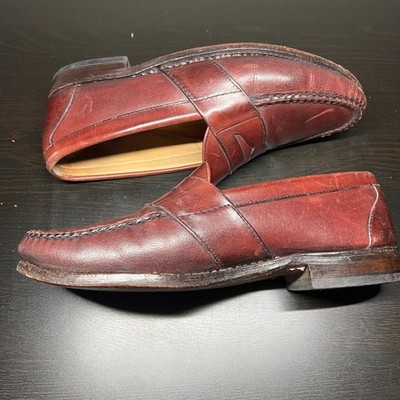 Allen Edmonds Cameron Leather Penny Loafer Mens 12B Burgundy Classic Preppy USA Allen Edmonds Mens 12D Cameron Oxblood | Mercari main image 4