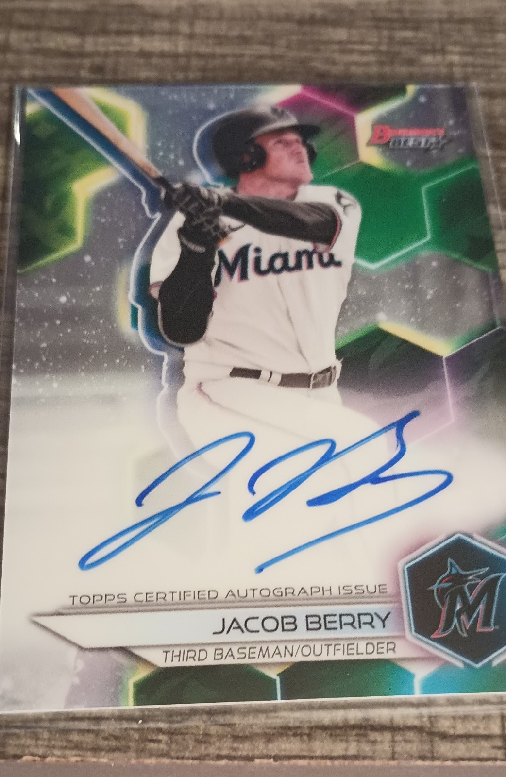2023 Bowman's Best - Best of 2023 Autographs Jacob Berry #B23-JB (AU, RC)