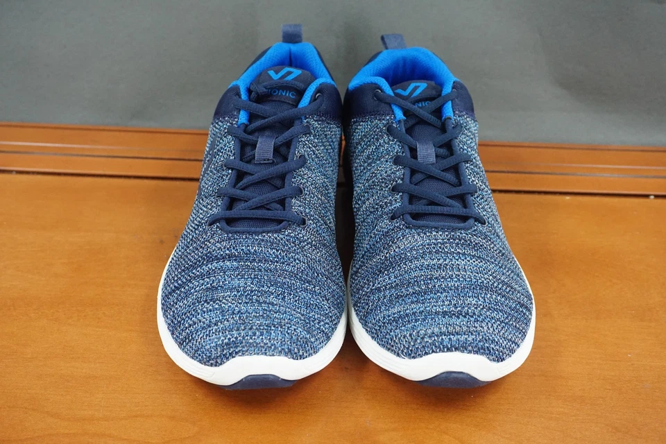 Vionic туфли женщин 11 США широкий синий серый вязаный шнурует вверх Athletic комфорт кроссовок - Изображение 2 из 4