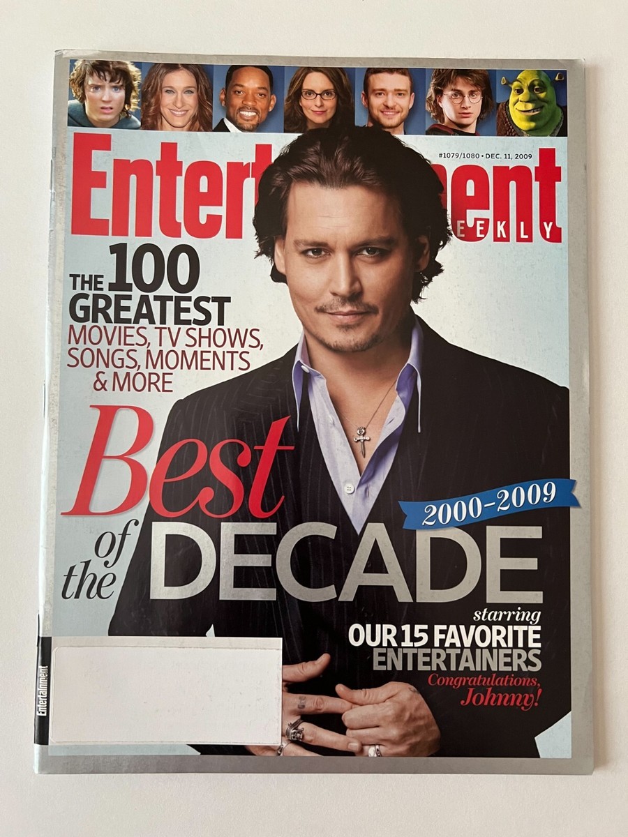 JOHNNY DEPP BEST OF THE DECADE December 11 2009 ENTERTAINMENT