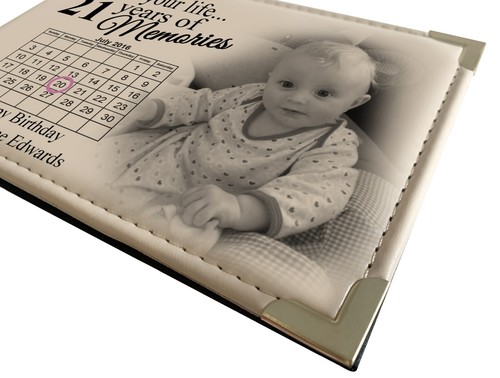 Personalisiertes Fotoalbum 21. Geburtstag, Andenken Erinnerungsbuch, jedes Design gedruckt - Bild 2 von 12