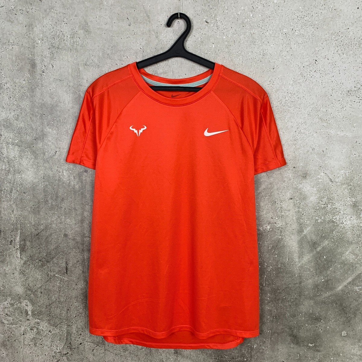 RAFAEL NADAL CHALLENGER DRI-FIT TENNIS SHIRT RAFA NIKE PINK JERSEY SIZE L