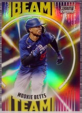 2022 Stadium Club Baseball Chrome Mookie Betts #BT-24 Beam Team