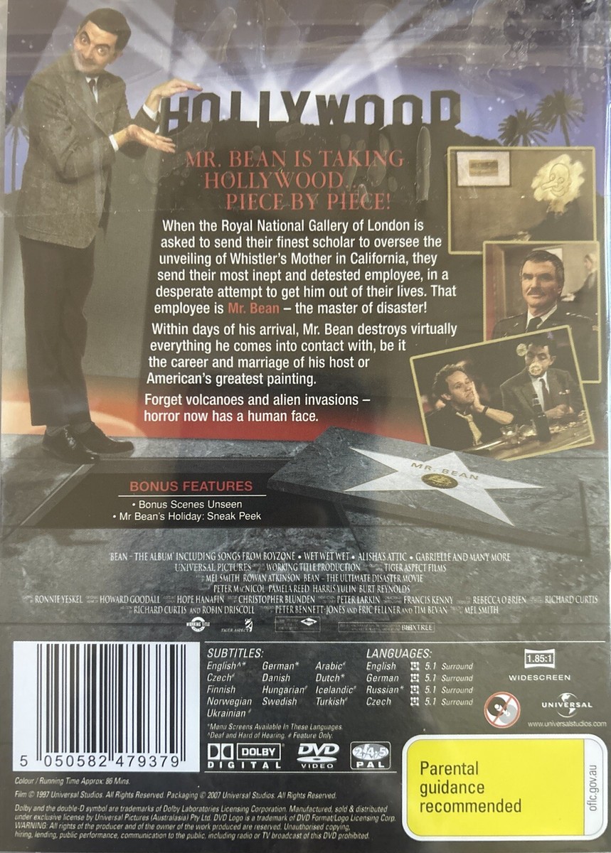 DVD NEW: BEAN The Ultimate Disaster Movie 1997 British Family