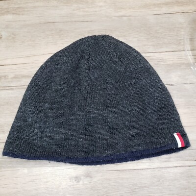 NWT Tommy Hilfiger grey gray beanie OS Tommy Hilfiger Knit Cap Gray Beanie OS Skull Cap No Pom | eBay main image 3