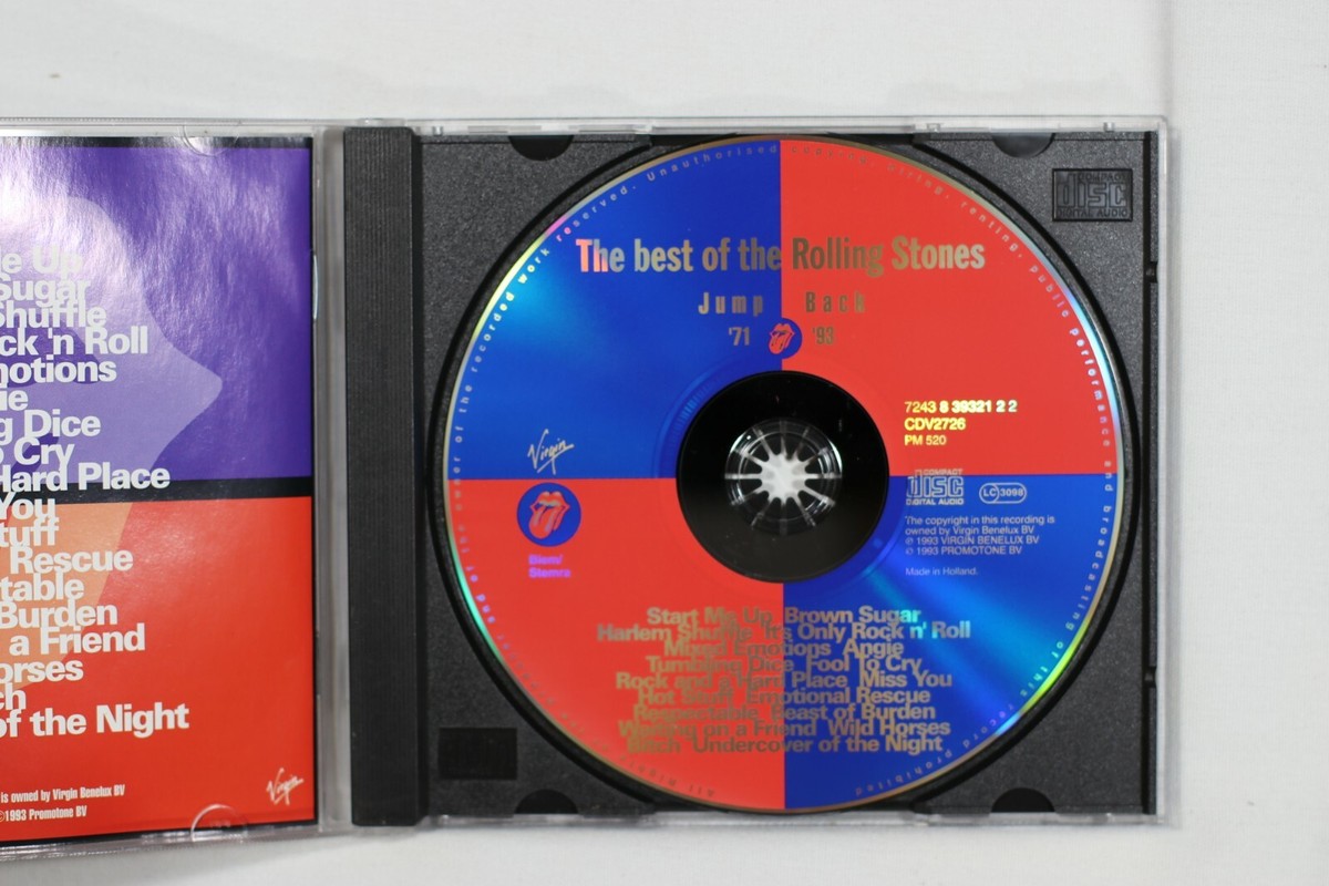 The Rolling Stones ‎– Jump Back (The Best Of '71 - '93) - CD