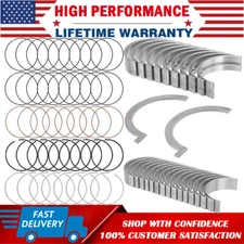 STD Main Rod Bearings & Piston Rings Set For Jaguar Land Rover Range Rover 5.0L