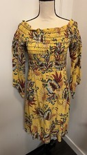 Brand New With Tag Yellow Floral Dress By Farm Rio Size M From Anthropologie