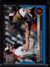 2022 Topps Now #935 Jordan Lyles Blue Parallel Card #d 15/49