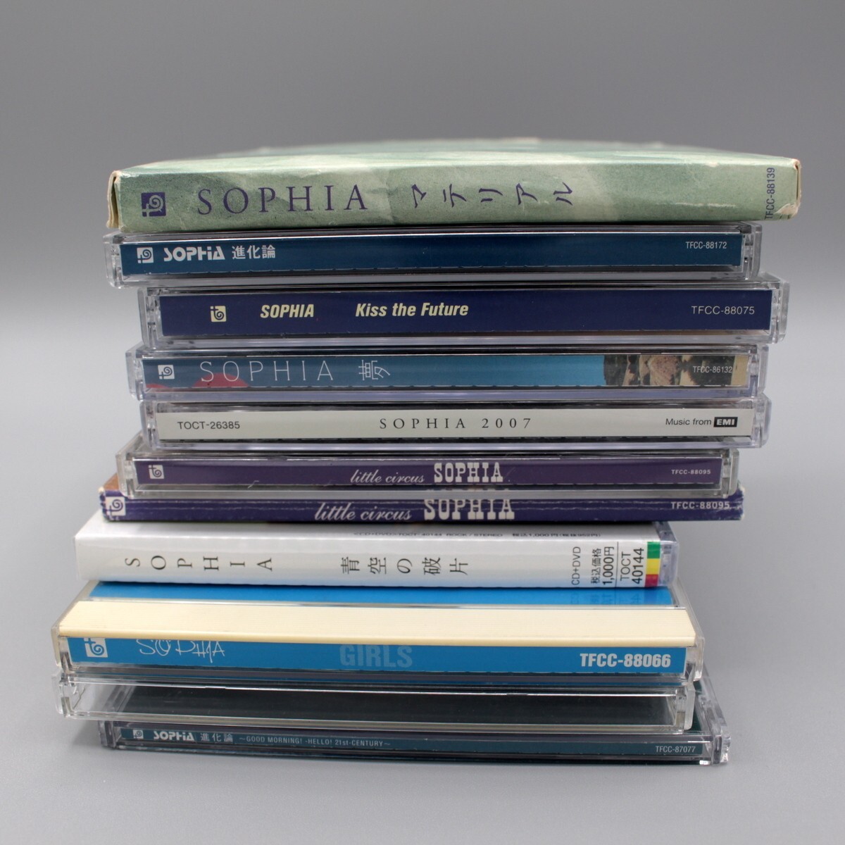 SET x11 SOPHIA(Visuak-kei)Japan CD Material kiss the feature