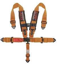 ORANGE Custom 5 Point Shoulder Harness Racing Seat Belts SFI 1 Set