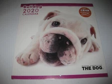 THE DOG 2020 Calendar Bulldog ARTLIST Collection Dogs THEDOG from Japan