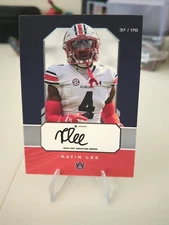 Kayin Lee 2024 Onit Athlete Auburn Tigers Football Autograph S-7 /270 Auto