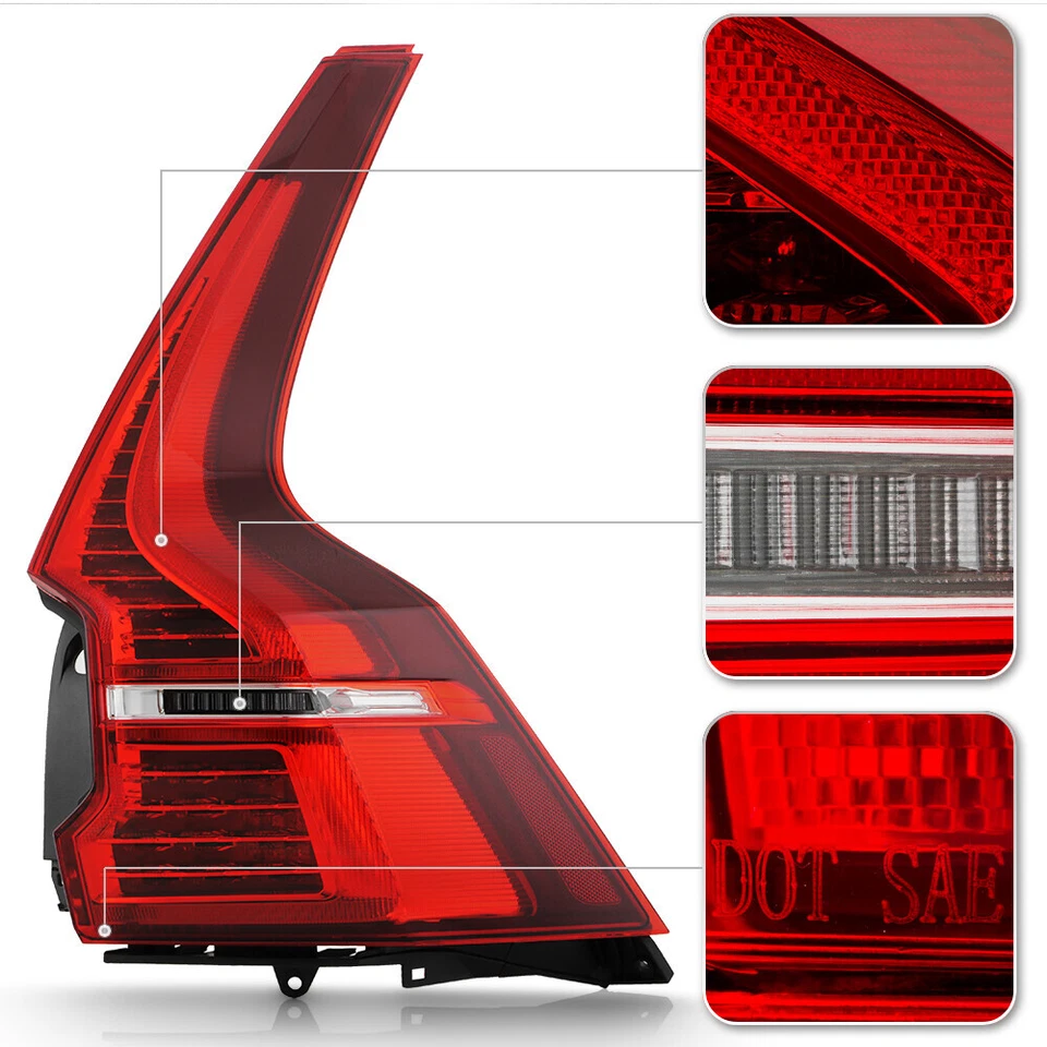 For 2018-2023 Volvo XC60 Factory Full LED Tail Light Brake outer Passenger Side Foto 2 de 2