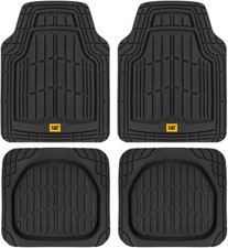 Cat Deep Dish Rubber Floor Mats All Weather For Car Truck Suv Van Total Protec Cat Deep Dish Rubber Floor Mats All Weather For Car Truck Suv Van Total Protec