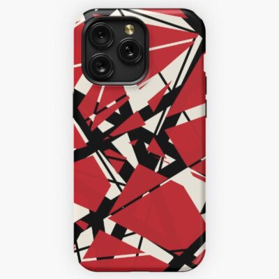 EVH: authentic stripes design (red) iPhone X-15 Pro Max / Samsung Galaxy S Tough