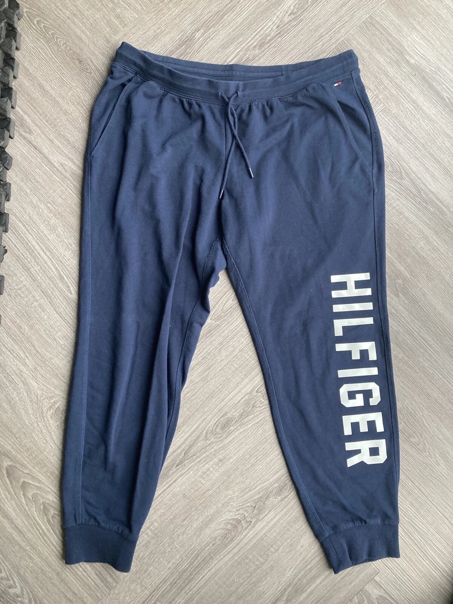 Woman s HOLLISTER High Rise Joggers Lounge Tracksuit Bottoms Size Large Navy
