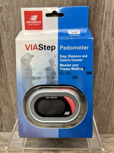 New Balance Via Step Pedometer Model 50003 Does Steps Distance And Calories-NIP - Picture 1 of 3