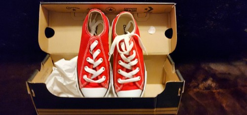 Converse All Star Chuck Taylor OX Sneakers Kids Size 1 New In Box - Picture 5 of 8