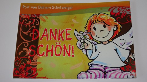 SCHUTZENGEL Engel Postkarte Depesche Liebe, Geburtstag,.... Schimmern NEU - Picture 6 of 26