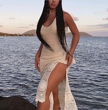 Spell & The Gypsy LET THE SUNSHINE IN CROCHET DRESSCream Size L