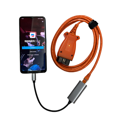 ENET OBD2 Cable + Type C For BMW F Series & Newer ICOM E-SYS