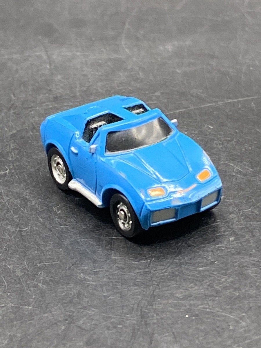 Micro Machines Funrise T-Top Blue Chevy Corvette Vintage