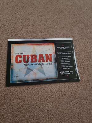 TNEWM106 ADVERT 5X8 THE BEST CUBAN ALBUM IN THE WORLD... EVER