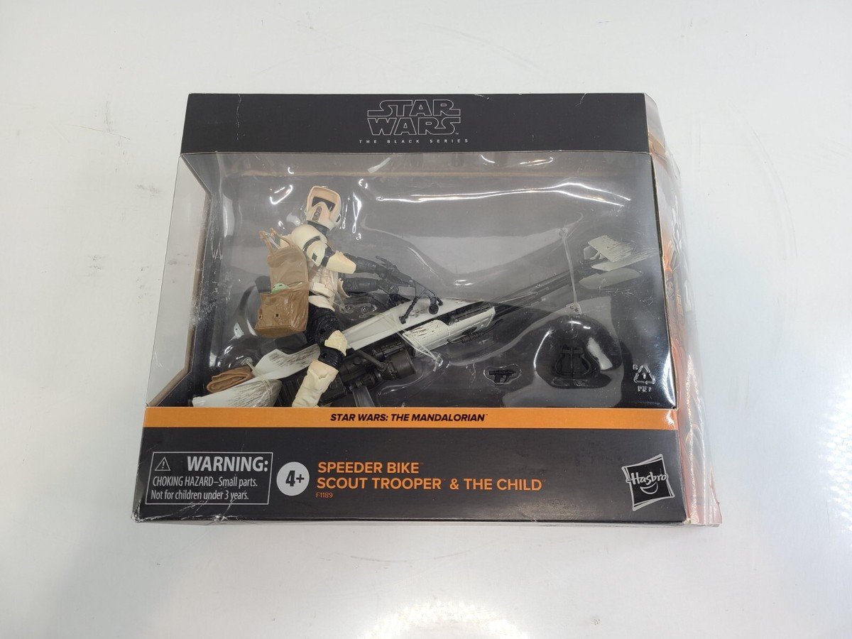 F1189 STAR WARS The Black Series Speeder Bike Scout Trooper and