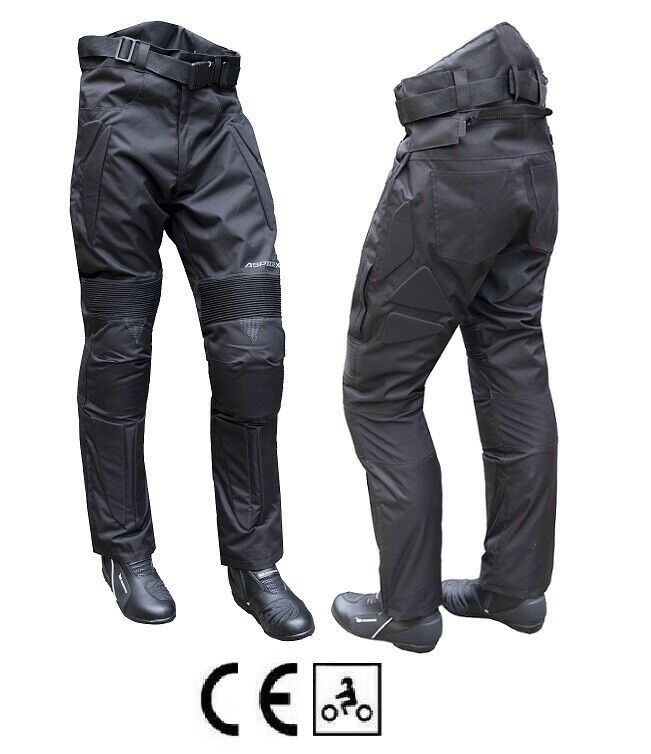 Pantaloni Moto Estivi Tessuto impermeabile Certificati con Protezioni Omologati