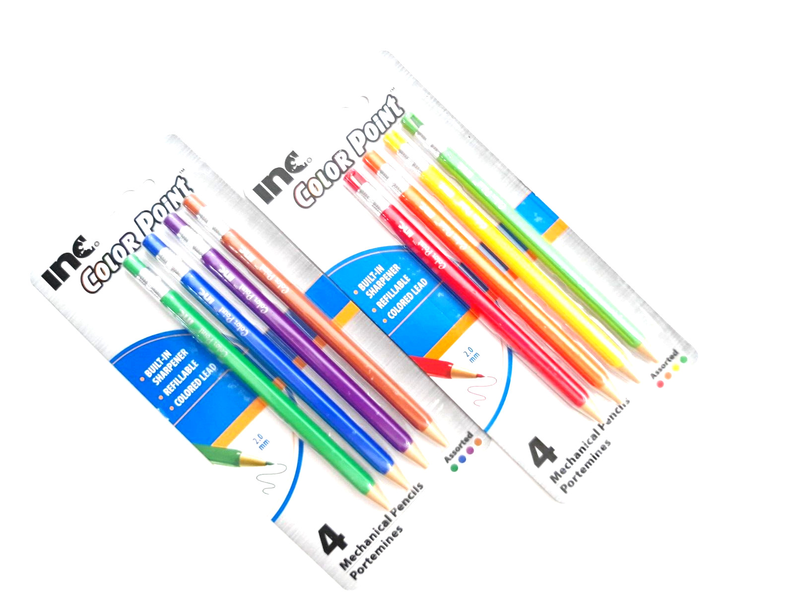 S Inc&reg; Color Point&trade; 2.0mm Colored Lead Assorted Colors
