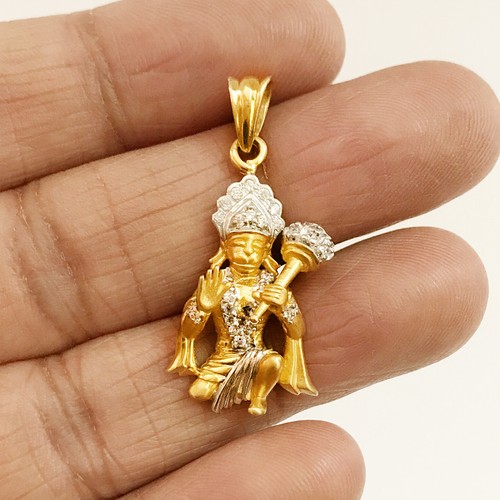 Lord Hanuman CZ Necklace Pendant | eBay