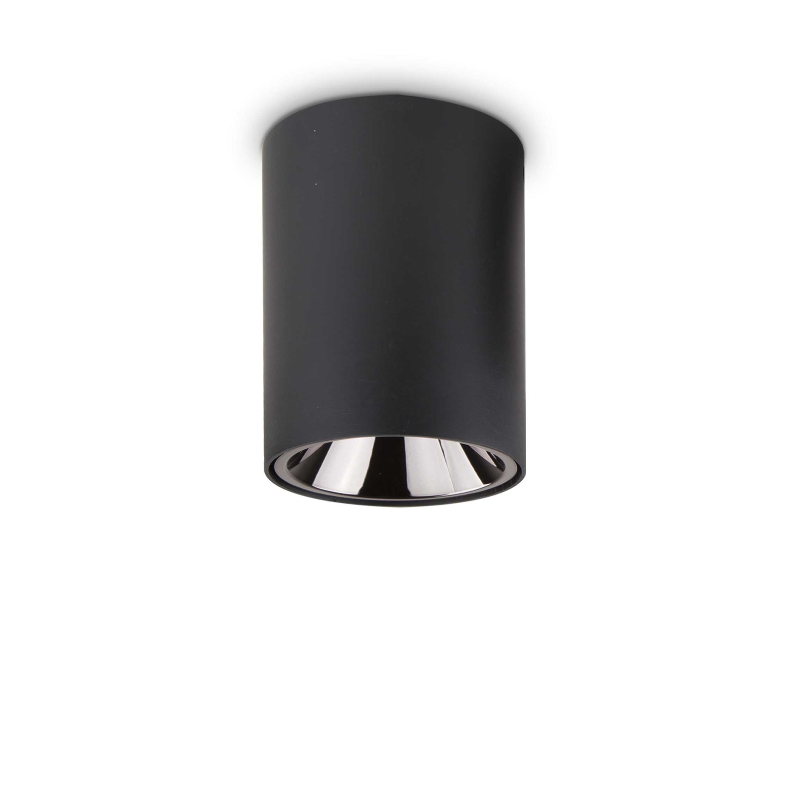 Nitro pl 15w round nero lampada da soffitto LED