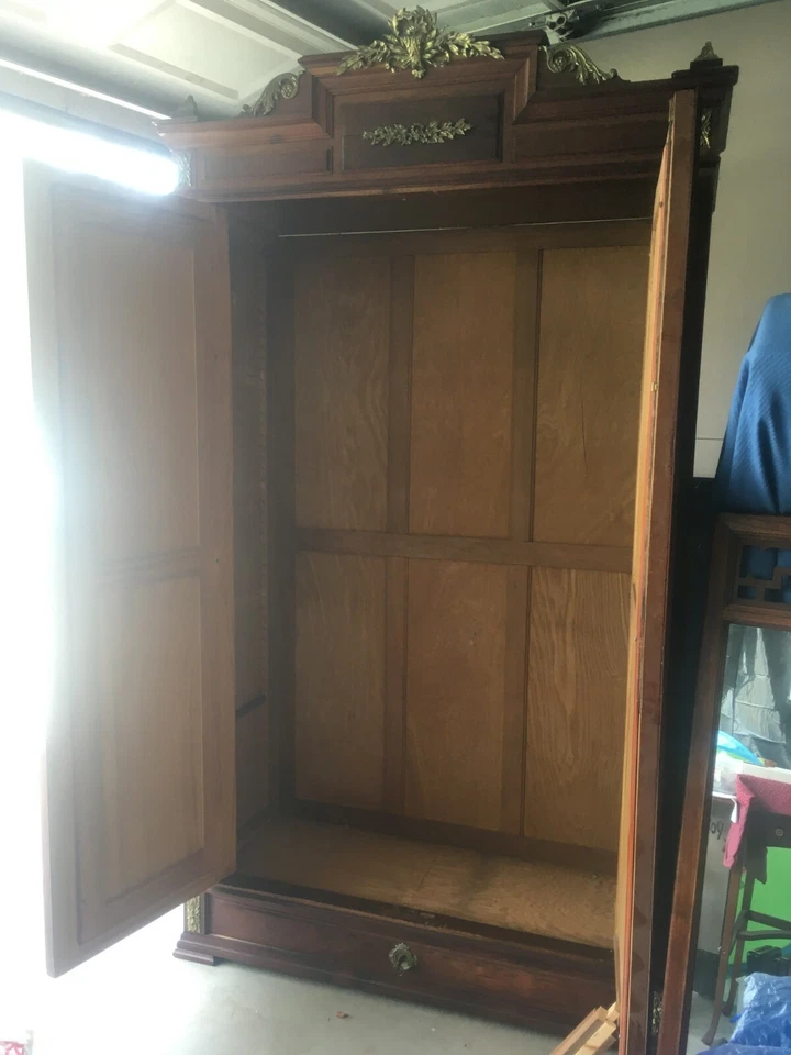 法国衣橱晚期属性路易十六 2 门镜面 — 第 2/4 张图片