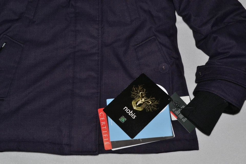 PARKA AUTÉNTICA NOBIS LUNA CROSSHATCH MORADA TODAS LAS TALLAS NUEVA Foto 4 de 4