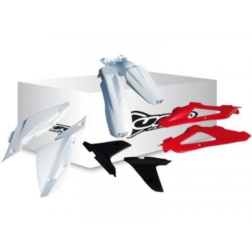 Coques UFO KTM EXC125 2012-2013 finition blanc brillant