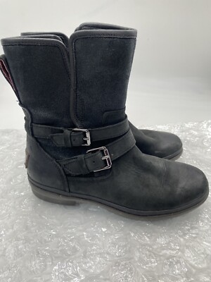 Ugg Shoes Ugg 1008439 New UGG Women's Simmens Leather Boot Stout Brown