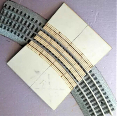 Crossing &Ramp Combined Set for Lionel/MRGS O Scale 3-rail 36'' D sectional track