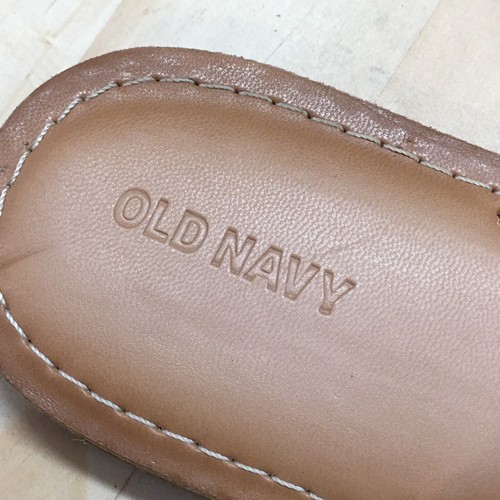 Old Navy Sandals Womens 10 Thong Brown Toe-Post Comfort Casual Open Toe Flats - Picture 13 of 15