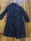 Vintage Military Trench 1970s Navy  — photo 1
