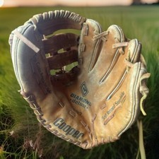 Vintage COOPER Diamond Deluxe 607 Steerhide Leather RHT Baseball Glove Pro Model