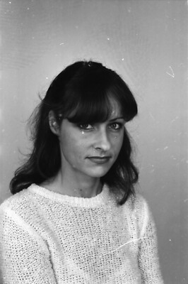 Vintage 1980's Photo Negative Fashion Model Beautiful Woman | eBay