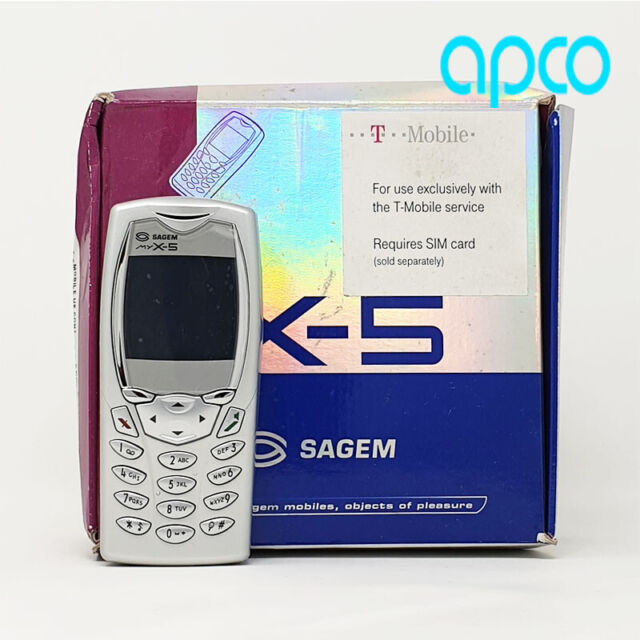 Sagem MY X-5 2G - Elderly Big Button Phone - Silver - Unlocked - Fast P&P