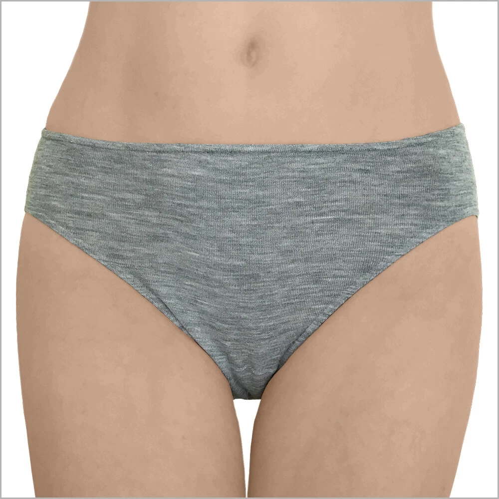 Engel organic cotton women's underwear, silver grey