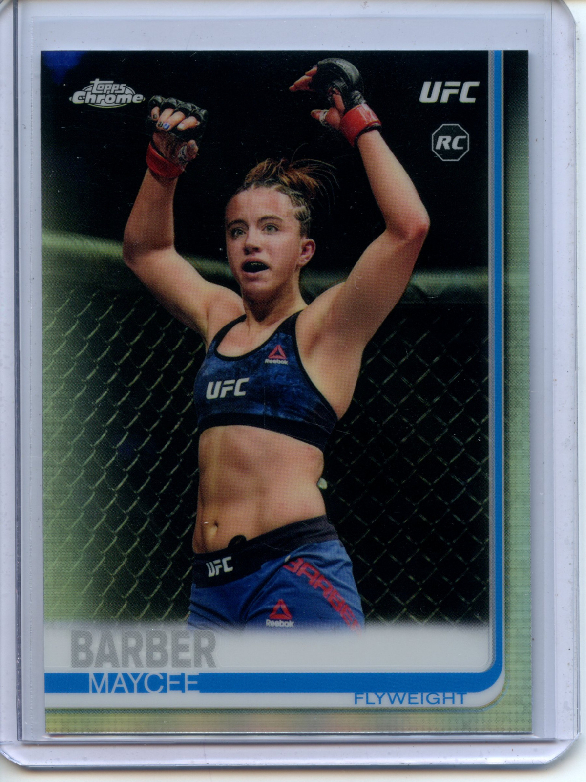 2019 Topps UFC Chrome MMA Refractor Parallel #56 Maycee Barber RC